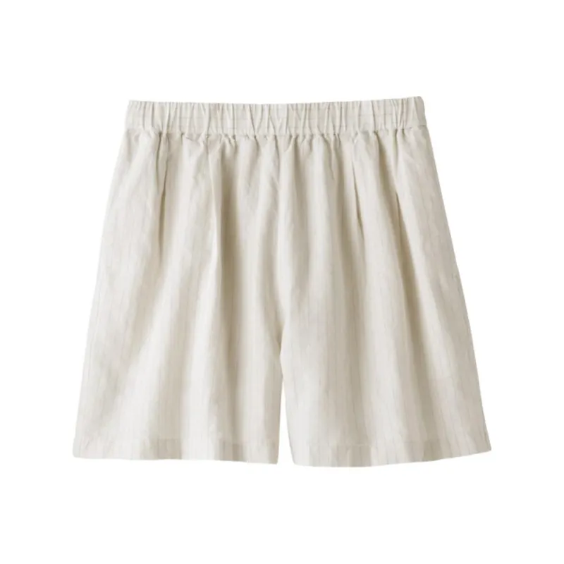MUJI Hemp Collection Casual Shorts Women's-3