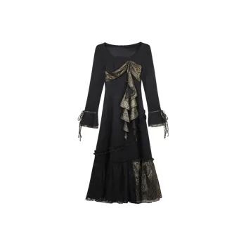 Incolore Long Sleeved Dresses Women's Black