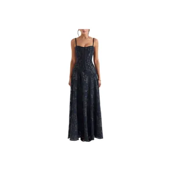 HOUSE OF CB Esme Slip Dress Women's Midnight/Midnight Blue