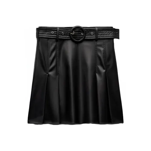 ZARA Casual Short Skirts Women's Black