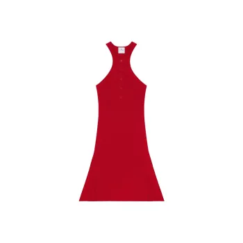 COURREGES Scuba Racerback Mini Dress