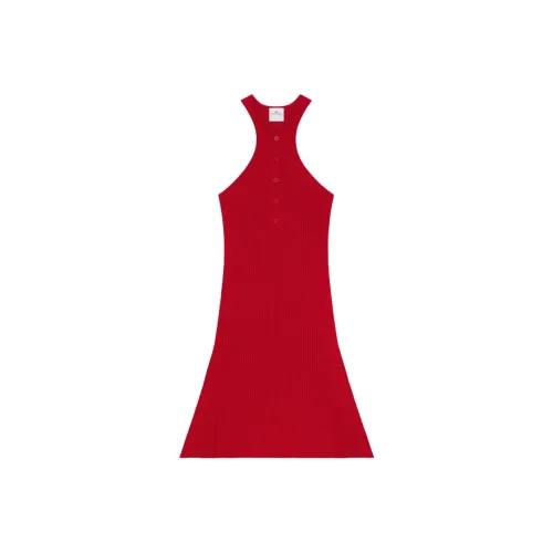 COURREGES Scuba Racerback Mini Dress