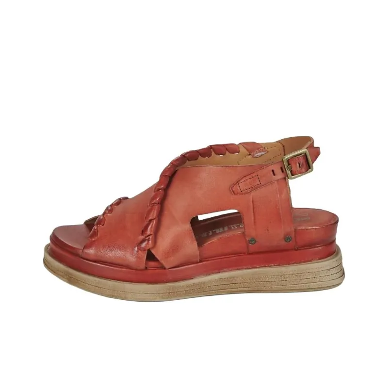 AirStep LAGOS 2.0 COUTURE One Strap Sandals 6cm Women's Red-0