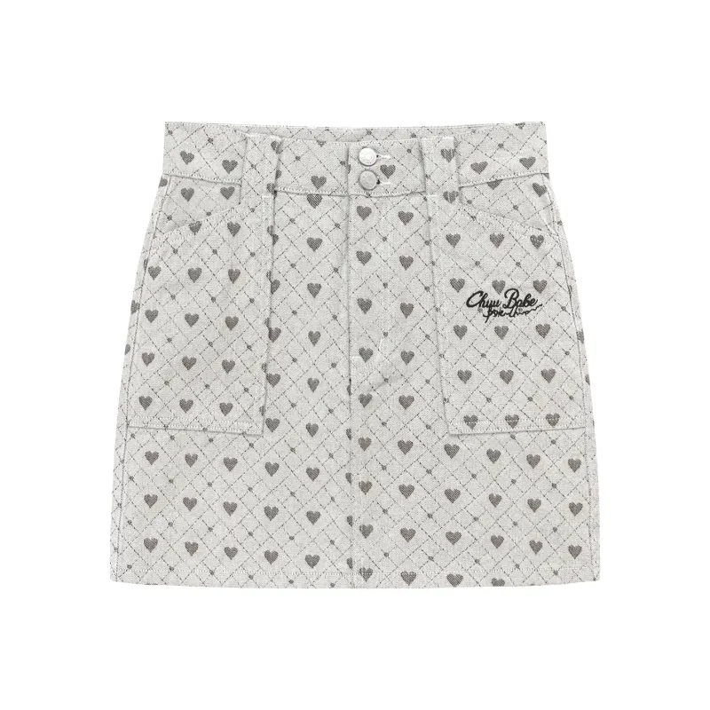CHUU Casual Short Skirts Women's White-0