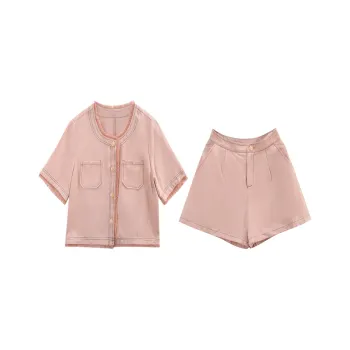 A Paradise For Awakening Casual Suit Women's Pink