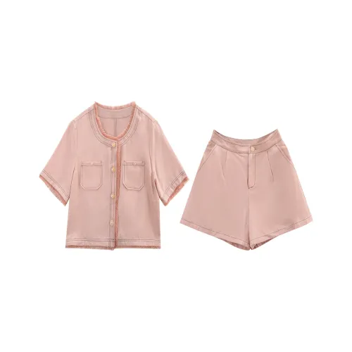 A Paradise For Awakening Casual Suit Women's Pink