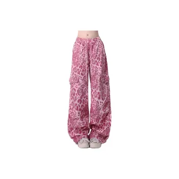XIANSINIAO Cargo Pants Women's Pink