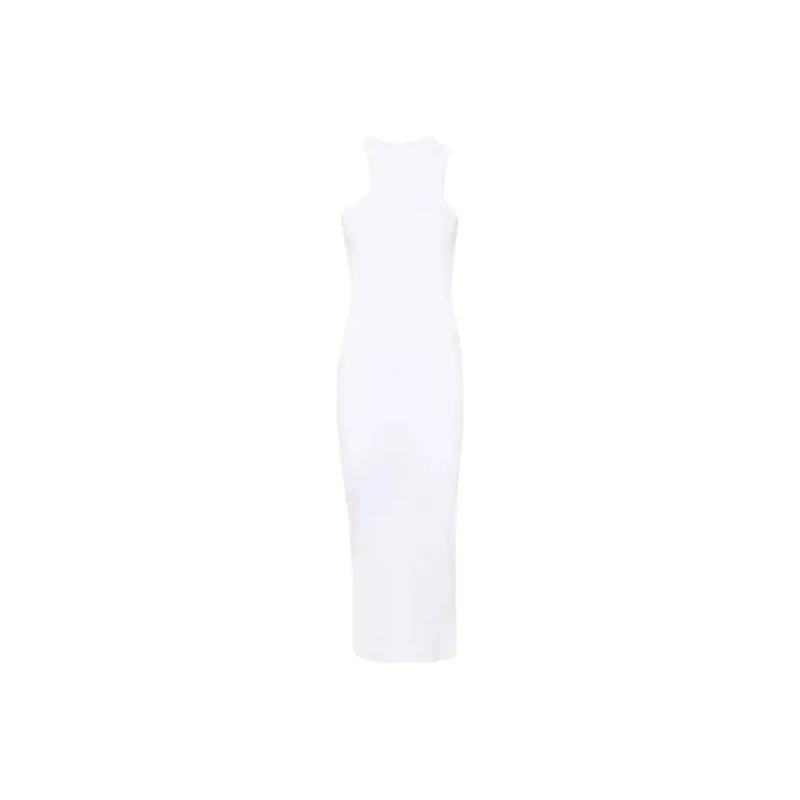 Axel Arigato Asymmetric Ribbed Midi Dress-0