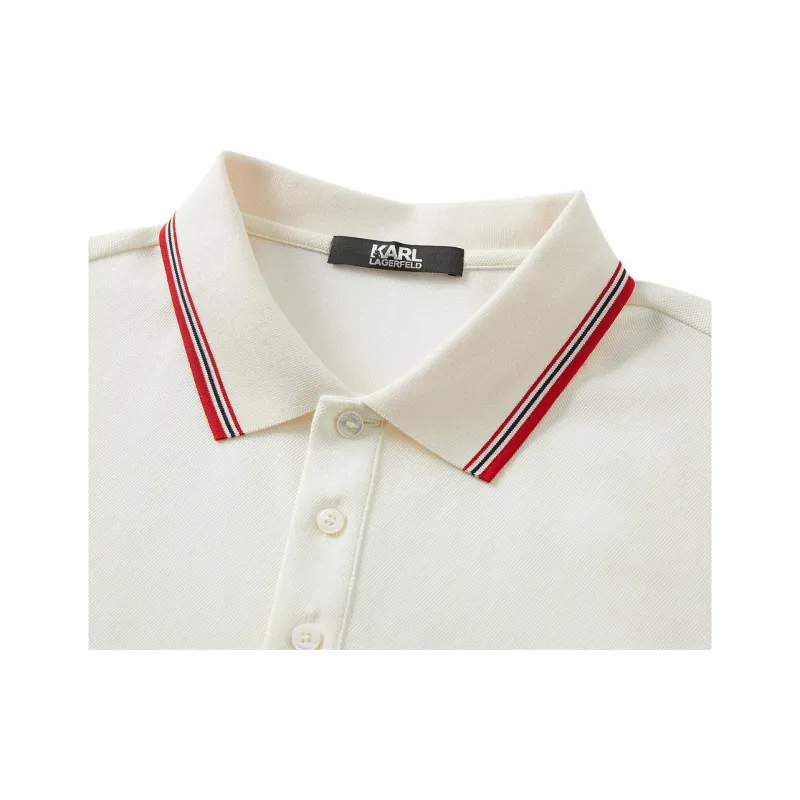 KARL LAGERFELD Polo Shirt Men's Beige-1
