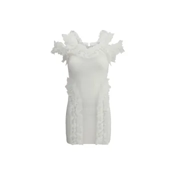 Self portrait Knit Ruffle Mini Dress