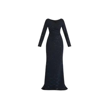 Talbot Runhof Sequin embellished Maxi Dress