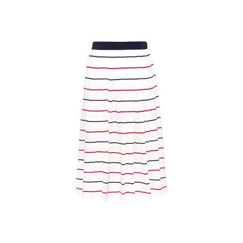 MIU wallet miu Casual Long Skirts Women's Beige