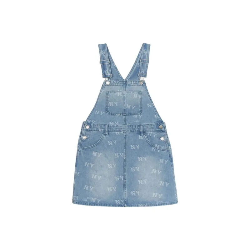 MLB New York Yankees SS25 Sleeveless Dress Women's Light Blue-0