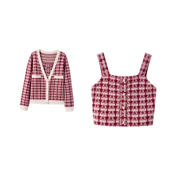 EICHITOO Casual Suit Women's Red