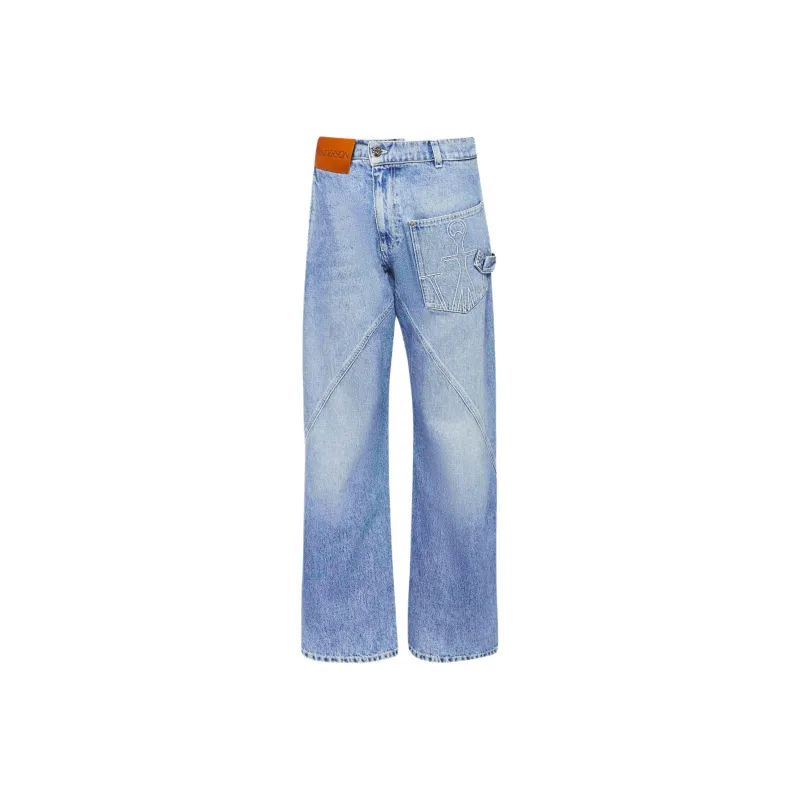 JW Anderson Twisted Workwear Denim Jeans-0