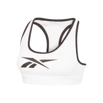 Reebok S Hero Racer Pad Bra-Read Sports Underwear Women's White