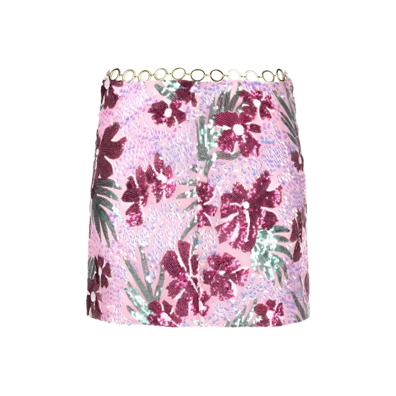 Maje Casual Short Skirts Women's Pink-0