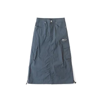 Lee Casual Long Skirts Women's Gray