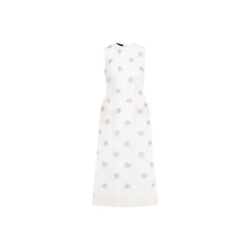 SIMONE ROCHA Crystal embellished Tulle Midi Dress