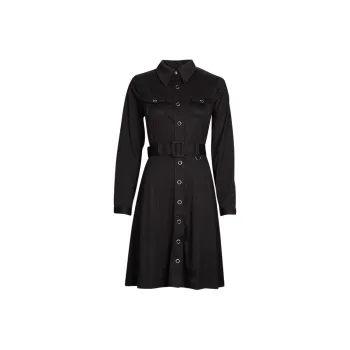 GUESS Long Sleeved Dress Women's Black