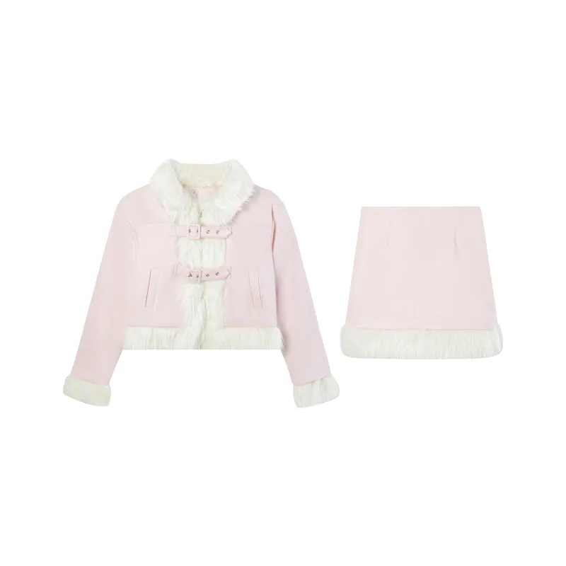 FLIM Two Piece Skirt Sets Women's-0