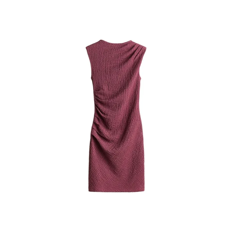 H&M Sleeveless Dress Women's Dark Pink-0