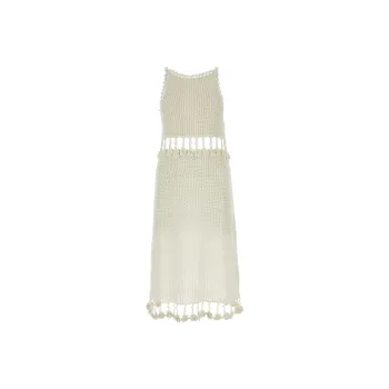 BODE Sleeveless Dress Women's White