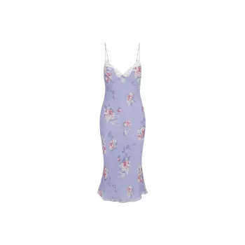 Realisation Par SS24 The Jaime Slip Dress Women's Peony Purple Peony