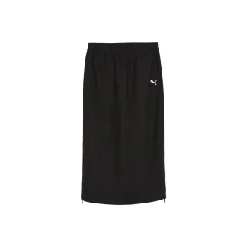 PUMA DARE TO MIDI WOVEN SKIRT Casual Long Skirts Women's Black