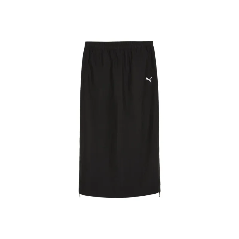 PUMA DARE TO MIDI WOVEN SKIRT Casual Long Skirts Women's Black-0