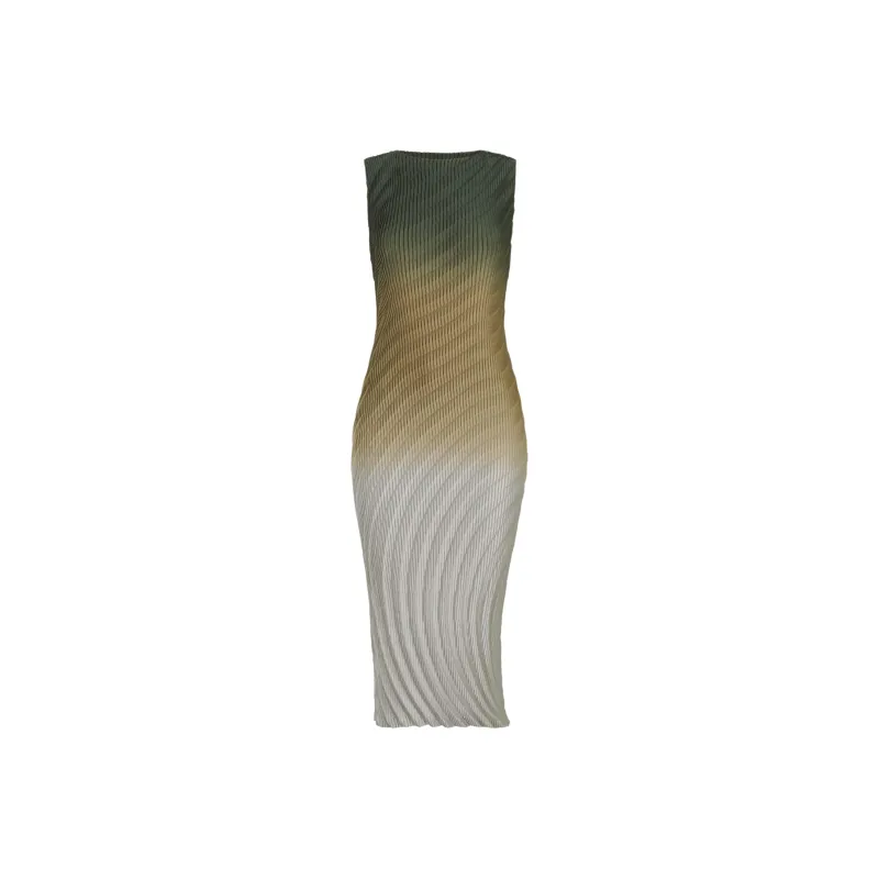 ISSEY MIYAKE Nuance Pleats Midi Dress-0