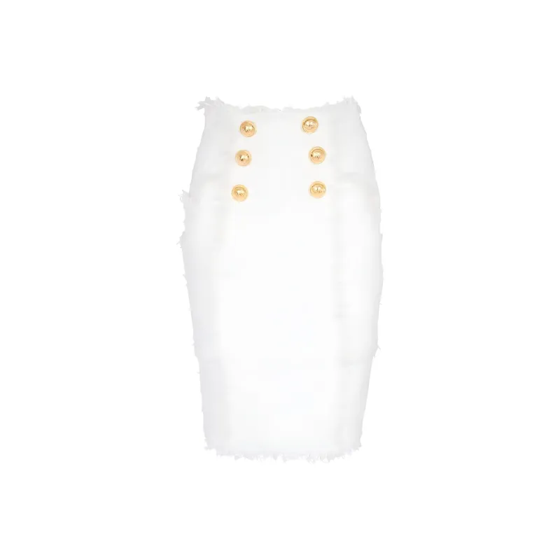 BALMAIN Tweed Pencil Skirt-0