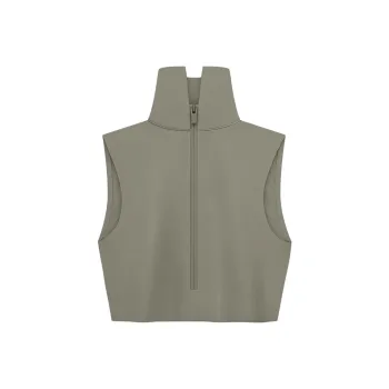 Fear Of God Athletics Women's High Neck Crop Top Clay