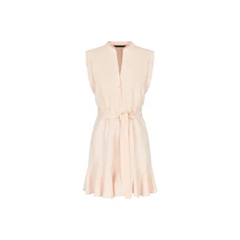 ARMANI EXCHANGE Tied waist Peplum hem Dress