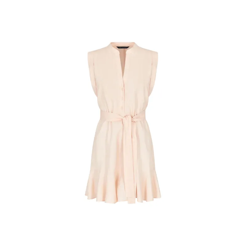 ARMANI EXCHANGE Tied waist Peplum hem Dress-0
