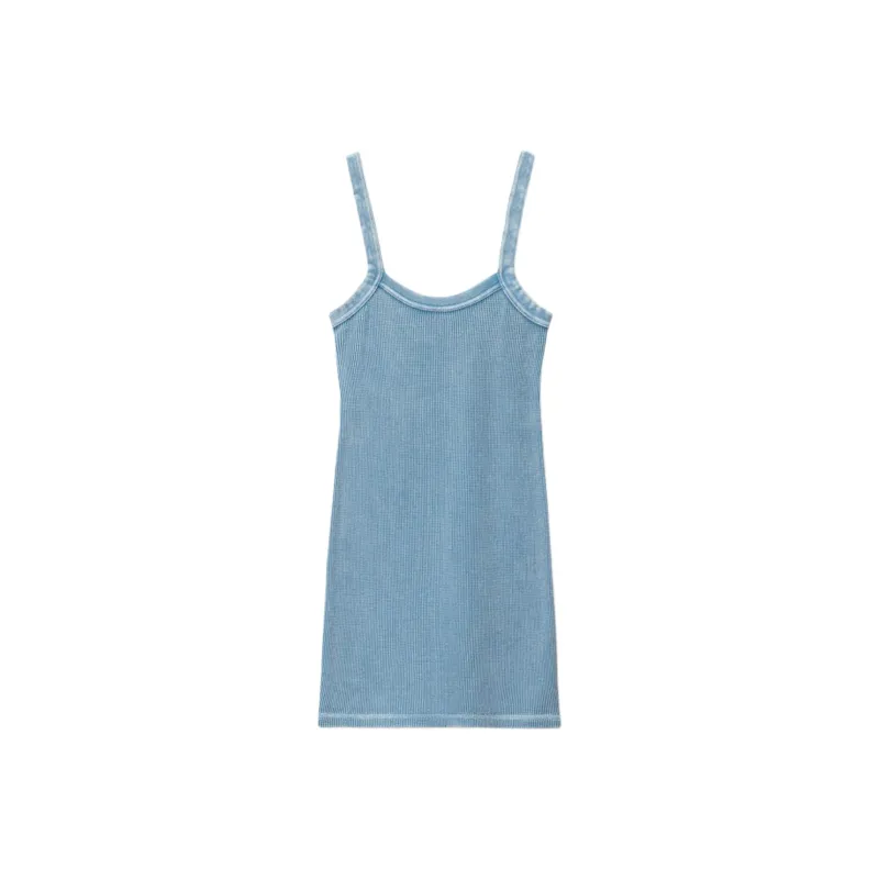 Alexander Wang Bodywear Series FW24 Slip Dress Women's Washed Blue-0