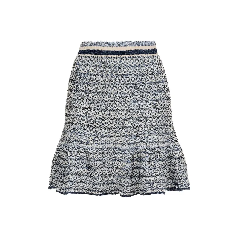 PINKO Casual Short Skirts Women's Black/White-0
