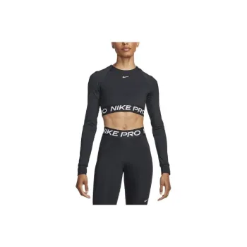 Nike Pro Women's Dri FIT Cropped Long Sleeve Top