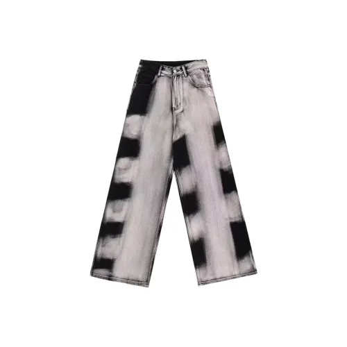 DanerWang Jeans Women's Black Gray