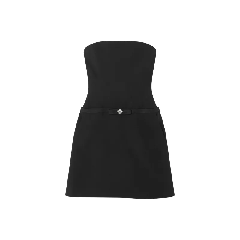 VERSACE Strapless Mini Dress-0