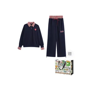 ZVJH Casual Suit Women's Navy Blue