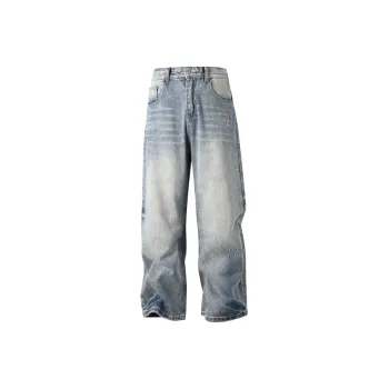 HKRXEC Jeans Men Blue