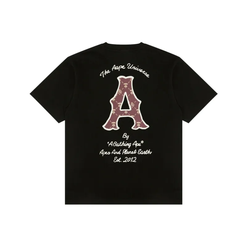 Aape By *A Bathing APE® Logo print T shirt-1