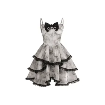 PAIN OR PLEASURE Slip Dress Women's White