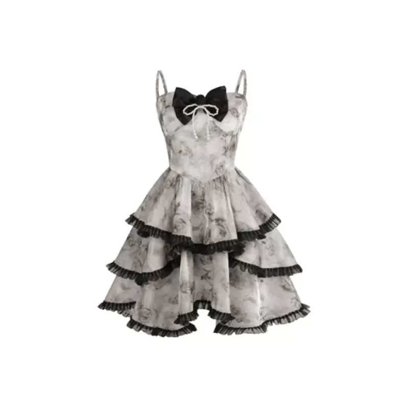 PAIN OR PLEASURE Slip Dress Women's White-0
