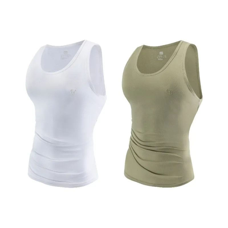 H YXIANG Men Tank Tops-8