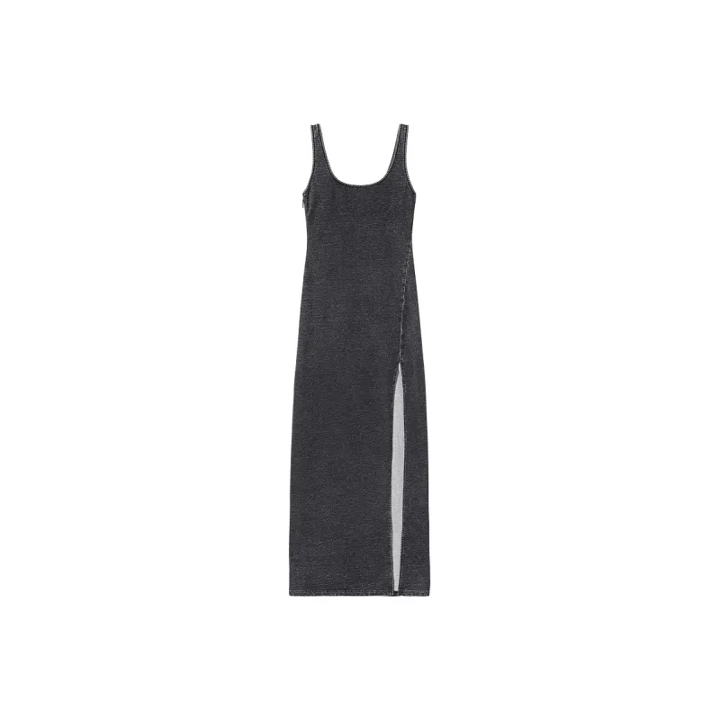 Miss Sixty Slip Dresses Women's Black Gray-0