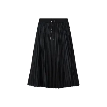 Mihara Yasuhiro X FILA Casual Long Skirts Women's Jet Black