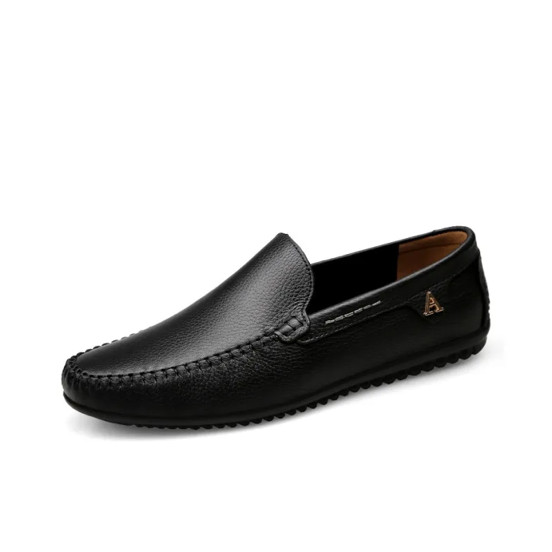 LEXON Gommino Loafers Unisex Black/Dark Brown/Khaki-1