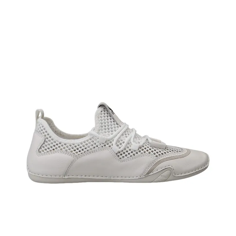 BECK Cushioning, Slip Resistant, Abrasion Resistant, Breathable Coverage Low Top Casual Shoes Men's Ecru-1